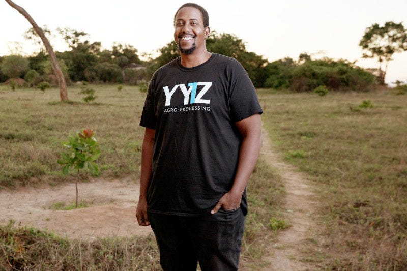 Fahad Awadh, founder of YYTZ Agro-processing. Fahad Awadh, founder of YYTZ Agro-processing.