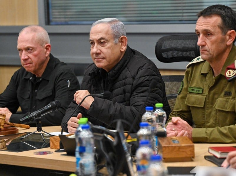 Statements by PM Netanyahu, Defense Minister Gallant and IDF Chief-of-Staff  Lt.-Gen. Halevi Prime Minister's Office