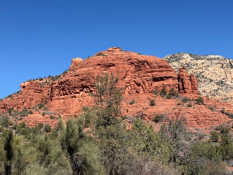 Zion National Park, Red rocks of Sedona