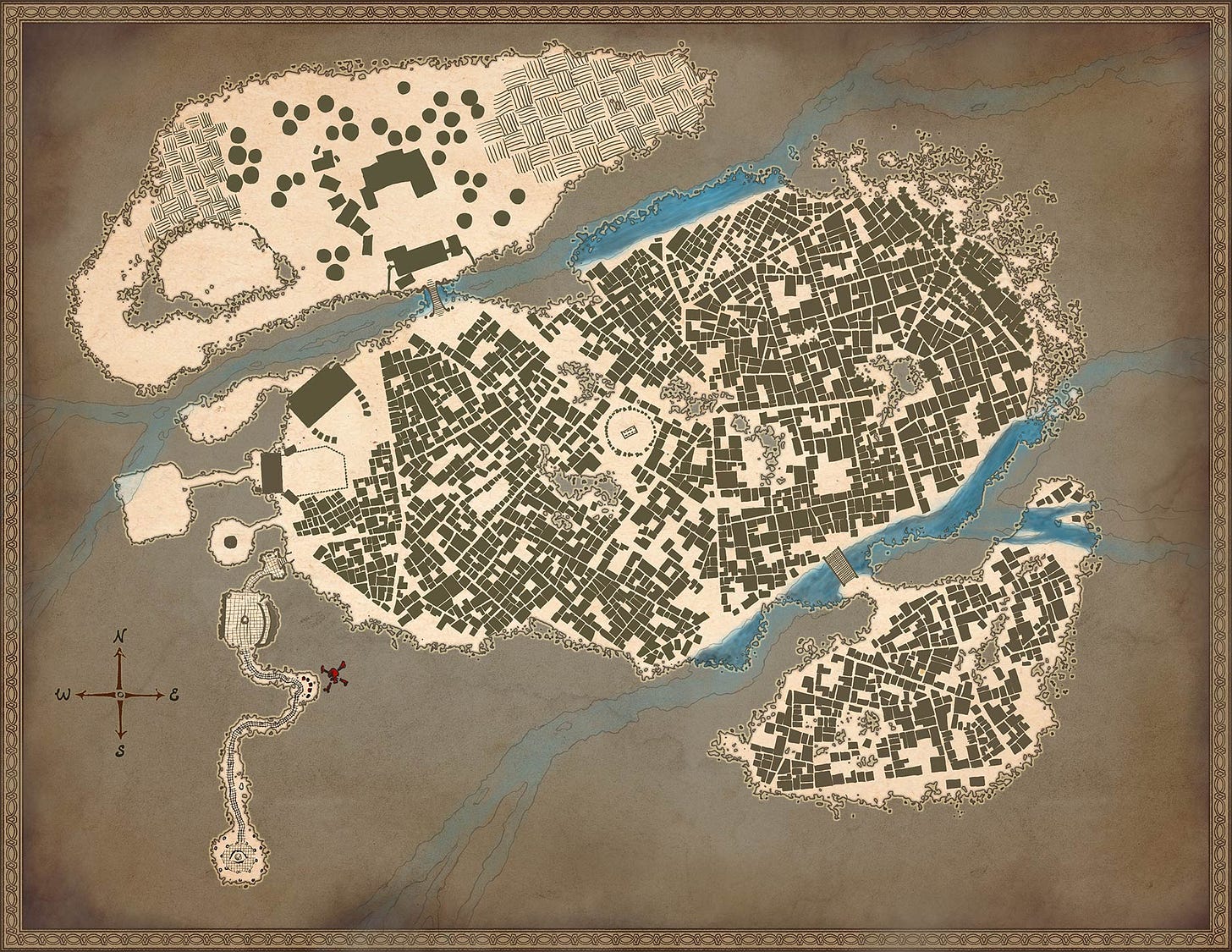 Jaime Buckley's map of the Black Market