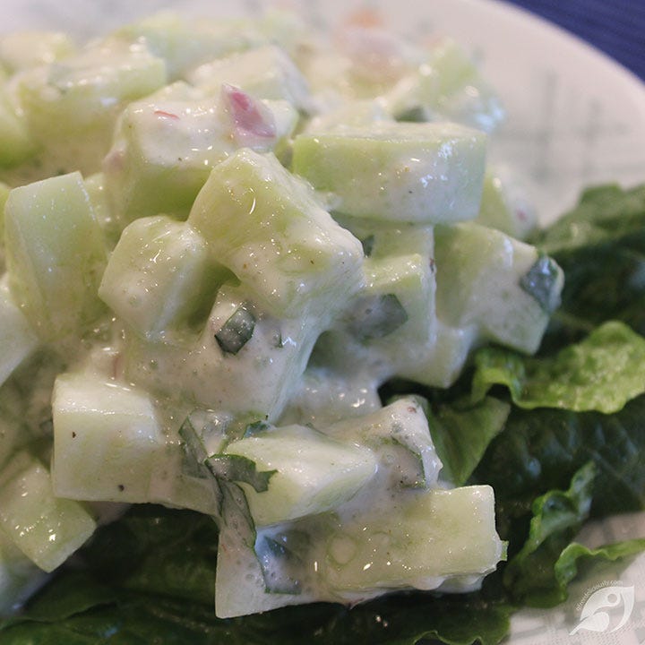 Cool Is Cucumber Mint Salad Cool Is Cucumber Mint Salad