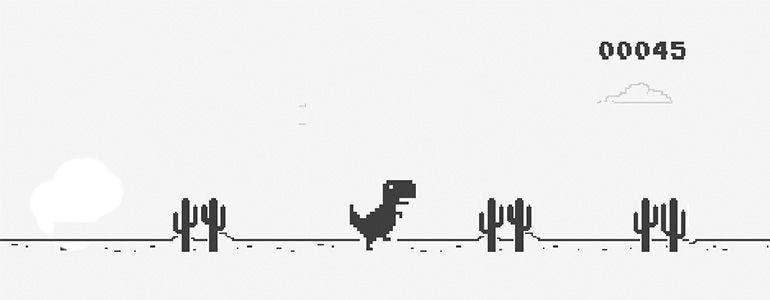 Chrome Dino Game on Blink using PyAutoGUI and OpenCV | by Anjali Agarwal |  Medium