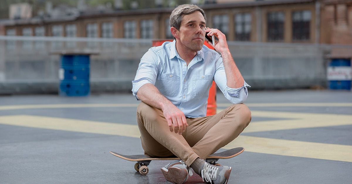 Beto Calls Cops on Self for Skating on Own Driveway
