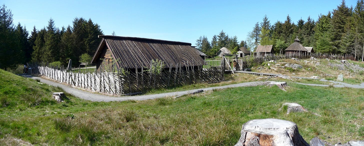 Viking Age Farm, Avaldsnes, Norway (Illustration) - World History ...