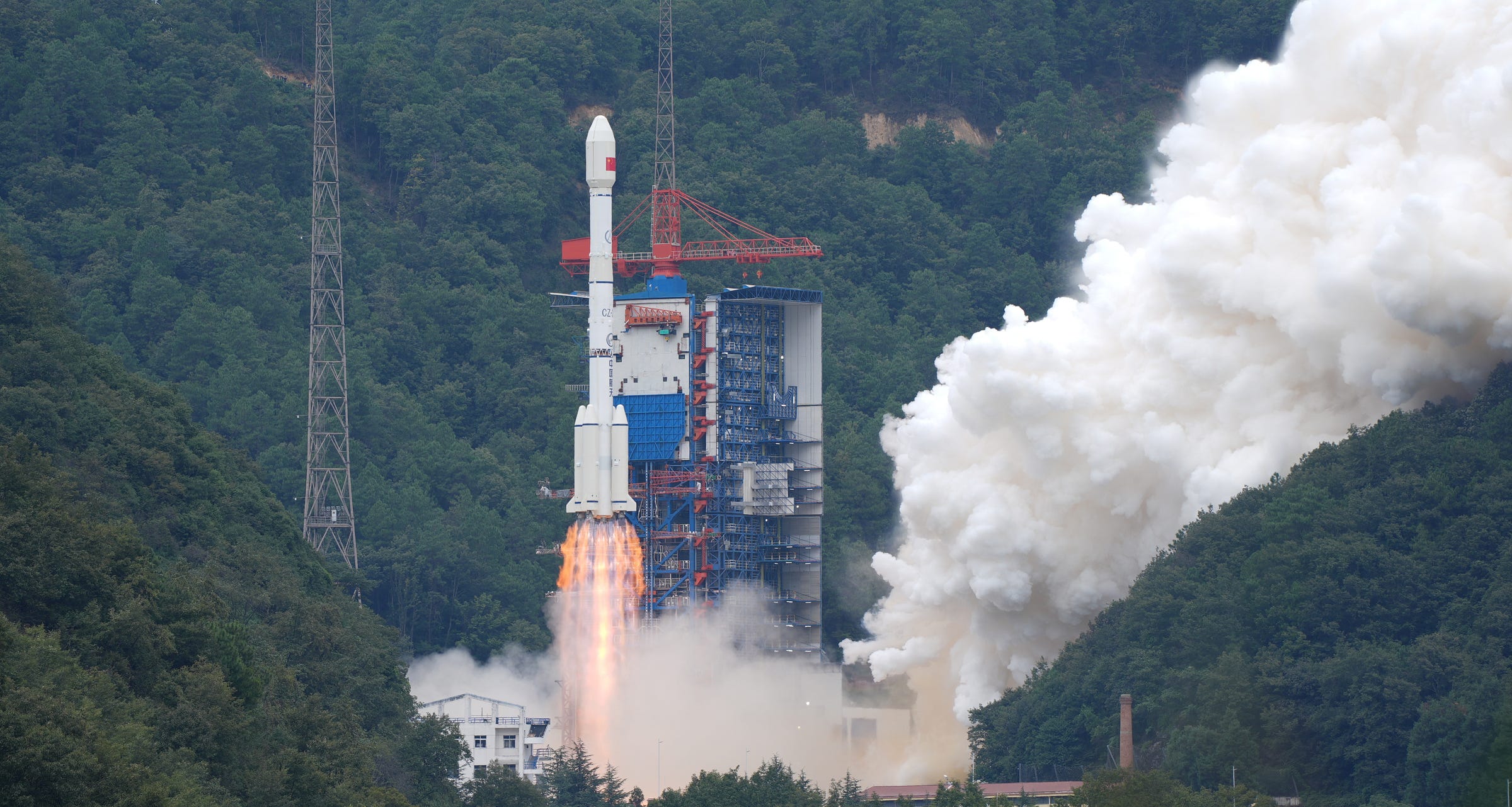 The Long March 3B/E lifting off from the Xichang Satellite Launch Center on October 26th 2025. The Long March 3B/E lifting off from the Xichang Satellite Launch Center on October 26th 2025.