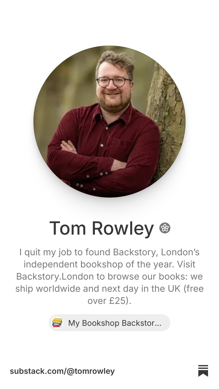 Tom Rowley | Substack