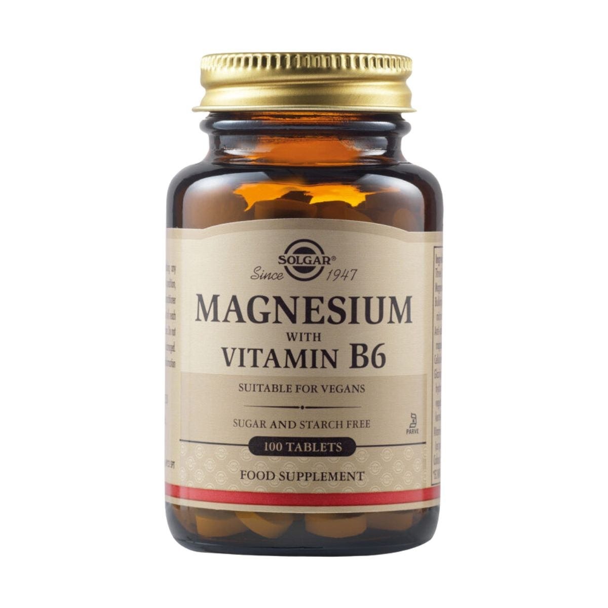 Solgar Magnesium with vitamin B6 100 tabs Solgar Magnesium with vitamin B6 100 tabs