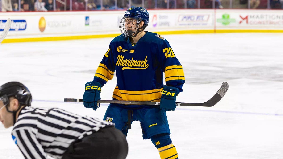 Hemming’s last-minute goal snaps Merrimack’s six-game unbeaten streak
