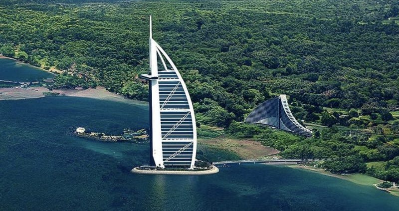 Dubai con la vegetazione