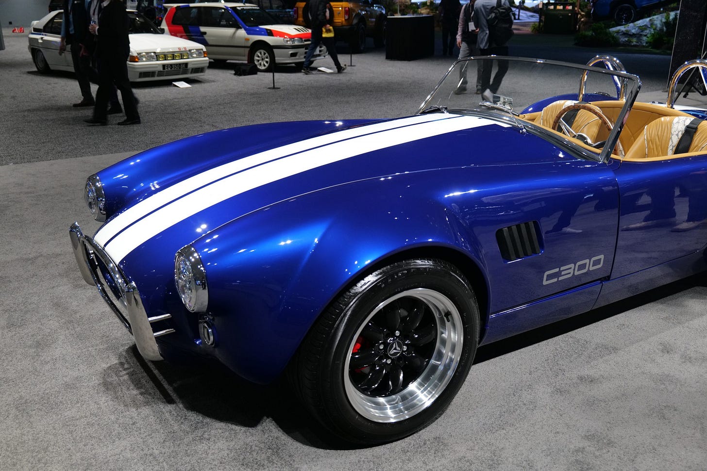 Cobera Automotive showed off their Shelby AC Cobra-inspired, C300.