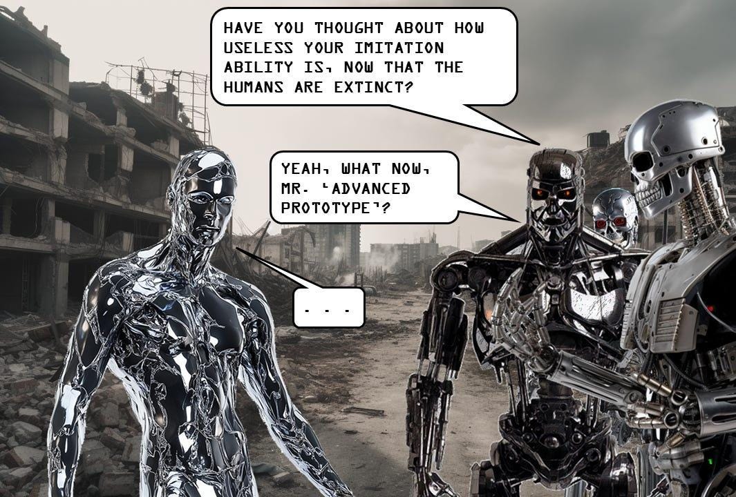 A group of robots walking on a dirt road

AI-generated content may be incorrect.