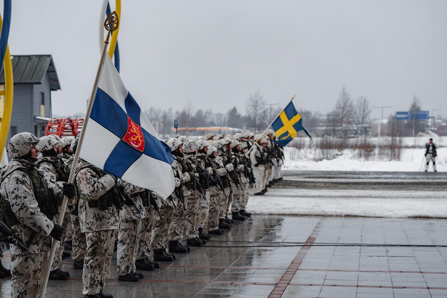 r/MilitaryPorn - soldiers march during the parade.