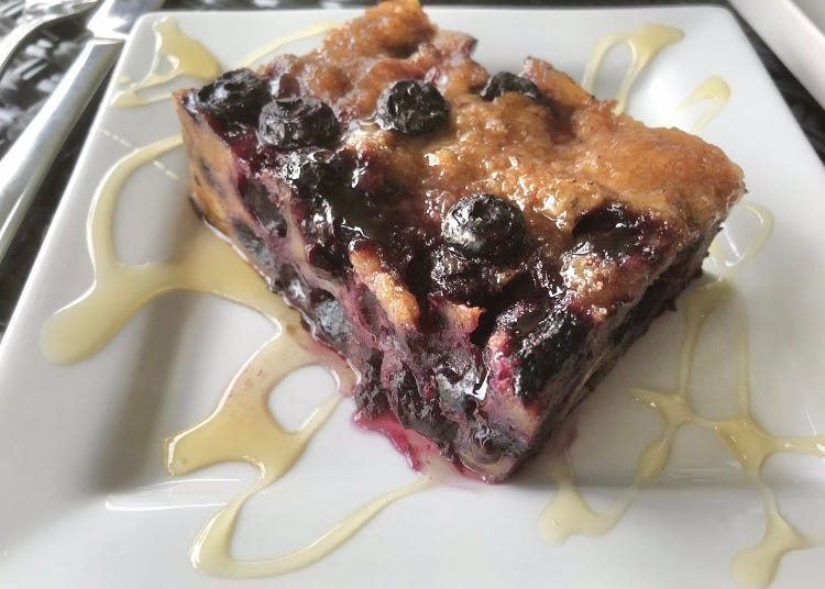 Blueberry Bread Pudding