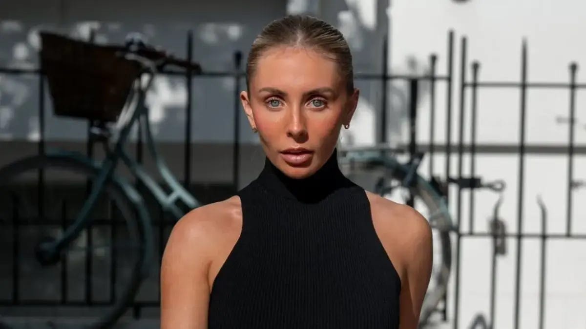 Bonnie Blue was charged after simulating an adult act outside of the Indonesian embassy.