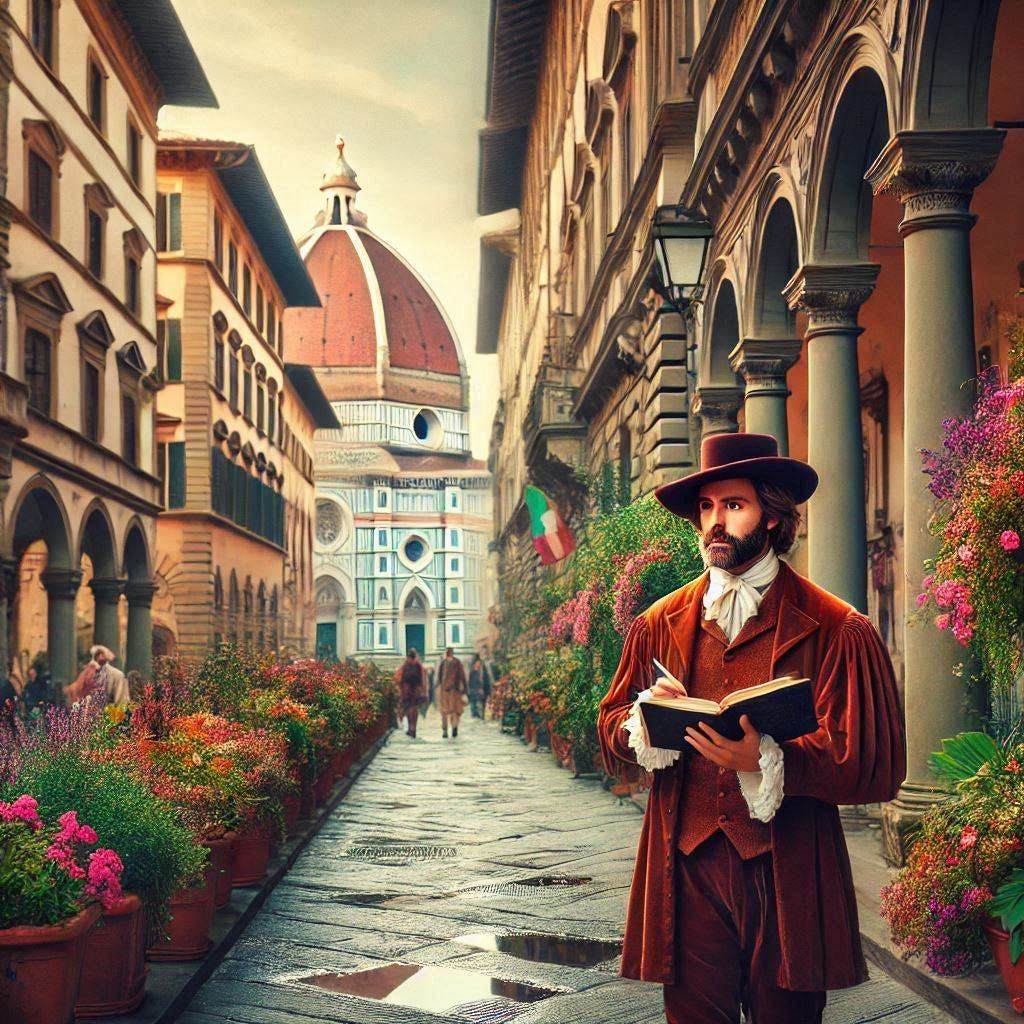 mark twain in florence italy