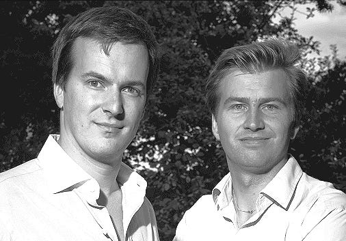 At the beginning, Taavet Hinrikus (left) and Kristo Käärmann