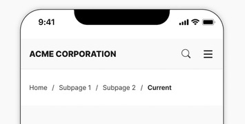 Breadcrumb Trail with Backslashes Instead of Carrots Breadcrumb Trail with Backslashes Instead of Carrots