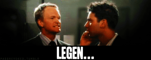 Barney saying Legendary