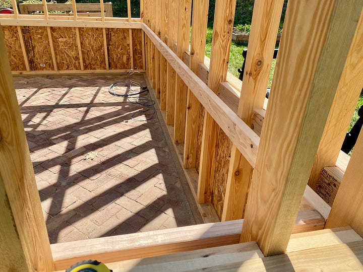 Shelving for a greenhouse