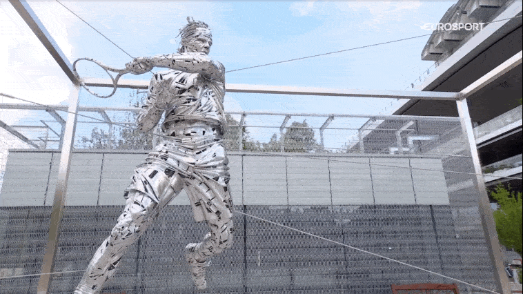 from the statue to the man from the statue to the man