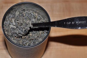 hyson tea leaves