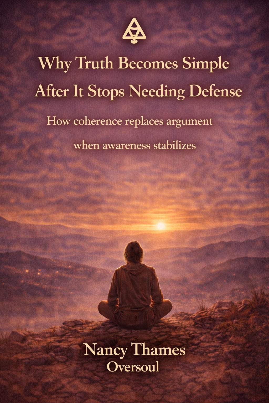 Why Truth Becomes Simple After It Stops Needing Defense