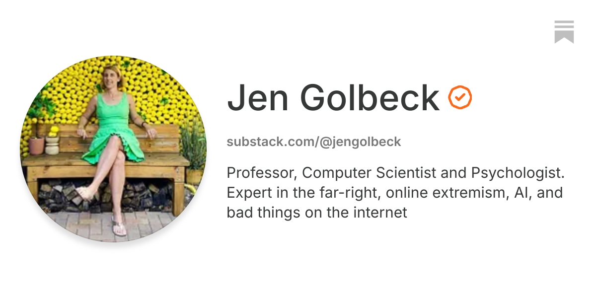 Jen Golbeck | Substack