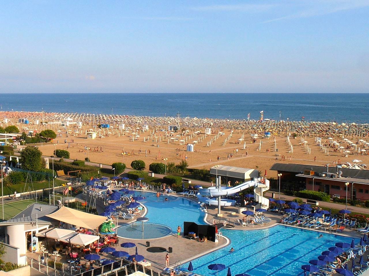 Beach of Bibione.