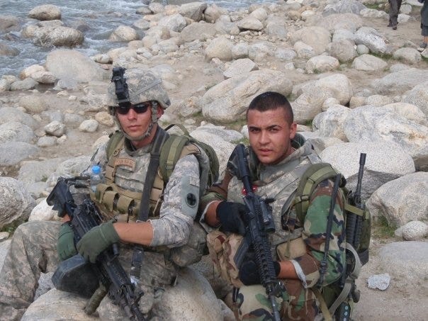 Mayer Security Services Founder Jason Essazay on patrol with U.S Army Infantry in Kapisa, Afghanistan.