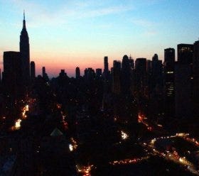 The Night the Lights Went Out on Broadway