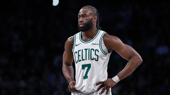 Boston Celtics forward Jaylen Brown is currently dealing with a bone bruise