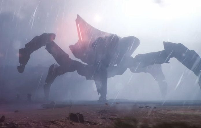 Big walking robot looks cool.