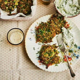 Guest Recipe: Alissa Timoshkina's Cabbage, Pea and Dill Fritters