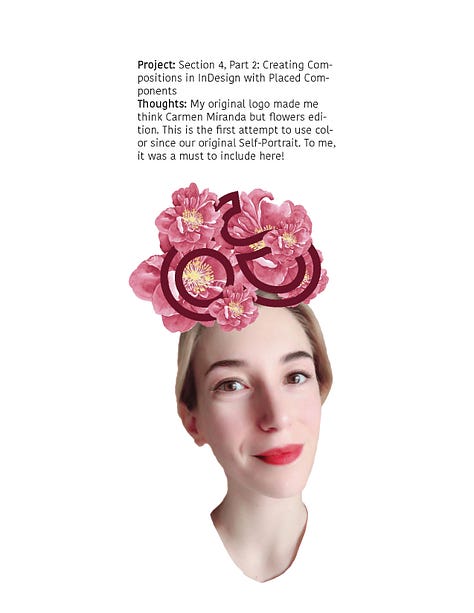 A student developed a whole look and feel following a simple idea from start to finish