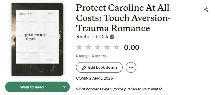 Protect Caroline AT All Costs: book cover listing