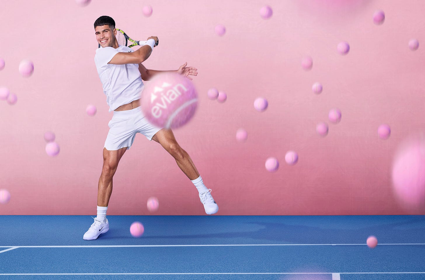 evian announces its new brand ambassador: Carlos Alcaraz
