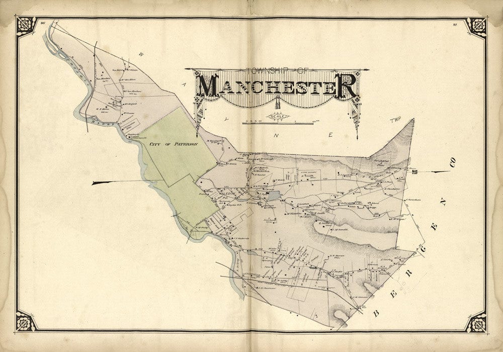 Manchester New Jersey Map Untitled