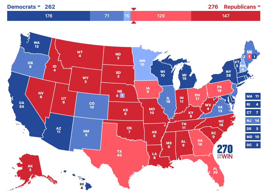 Voted Map 8 electoral maps that explain where we are