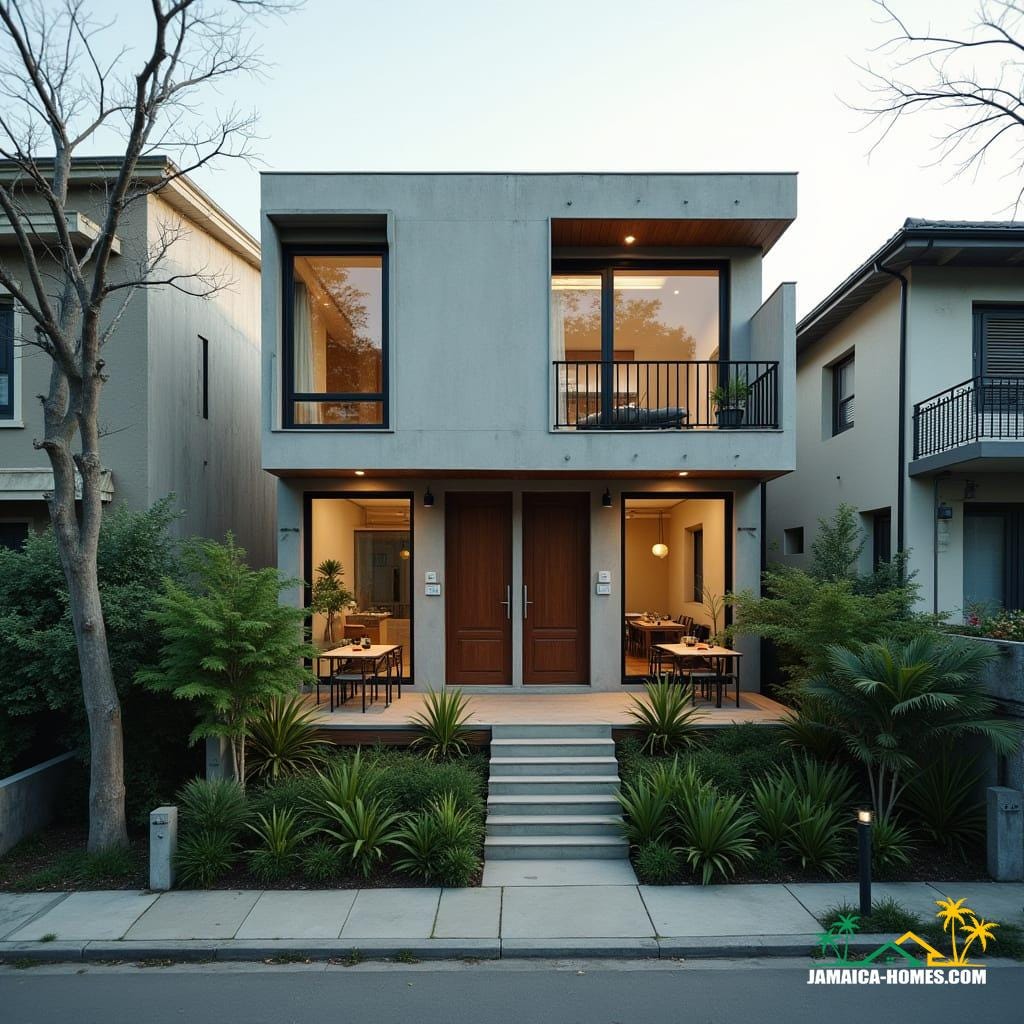Twin Modular Urban Home Design