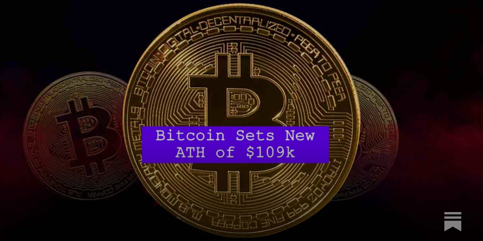 Bitcoin Sets New ATH of $109k - by Ryan Allis - Coinstack