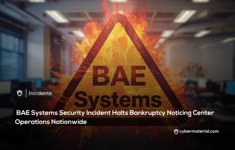 BAE Systems Cyber Incident Disrupts U.S. Bankruptcy Courts