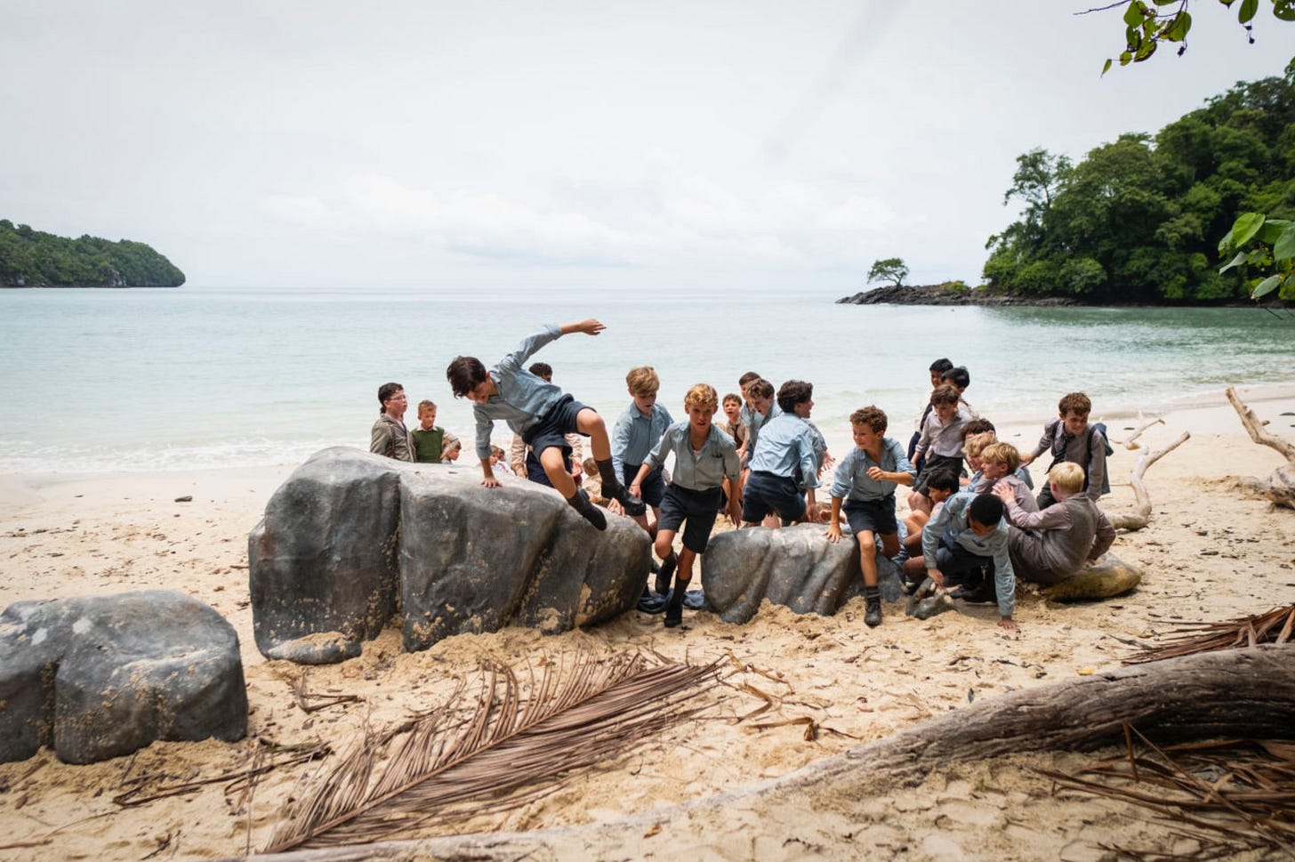 A look at one of the stunning Malaysian backdrops used during the filming of Lord of the Flies. A look at one of the stunning Malaysian backdrops used during the filming of Lord of the Flies.