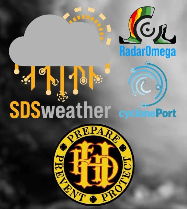 May be an image of text that says 'C元 RadarOmega 10 11 허 SDSweather cyclonePort PREPARE PREV 珊 AROA ENT' May be an image of text that says 'C元 RadarOmega 10 11 허 SDSweather cyclonePort PREPARE PREV 珊 AROA ENT'