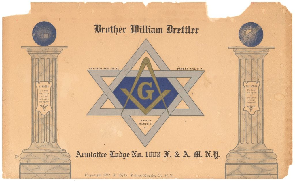 William Drettler's Masonic Register - Scottish Rite Masonic Museum & Library William Drettler's Masonic Register - Scottish Rite Masonic Museum & Library