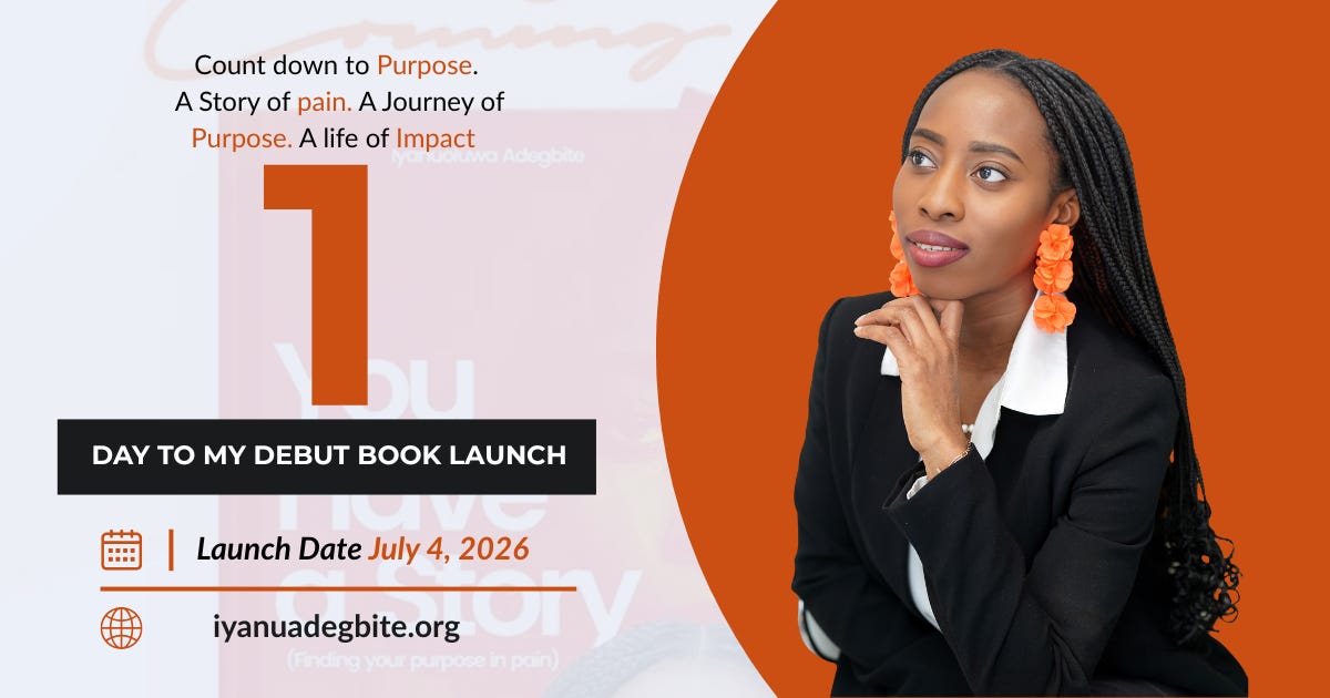 One Day to My Debut Book Launch: What This Journey Has Taught Me