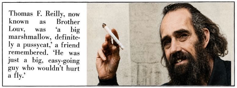 Brother Louv in an interview with Joe Oglesby with the Miami Herald published on December 12, 1978. Brother Louv in an interview with Joe Oglesby with the Miami Herald published on December 12, 1978.