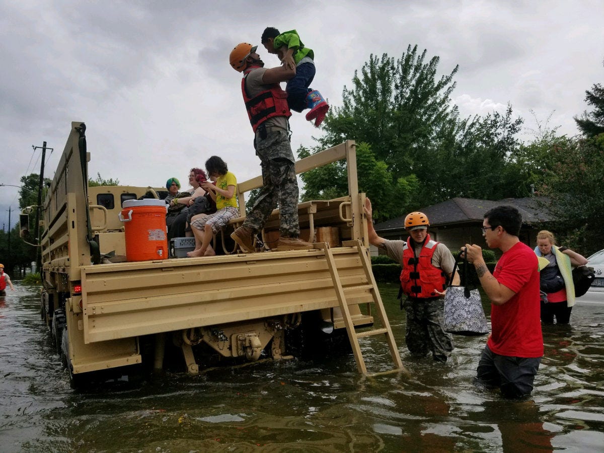 From The National Guard To The 'Cajun Navy,' How People Are Helping Out  After Harvey | Texas Standard