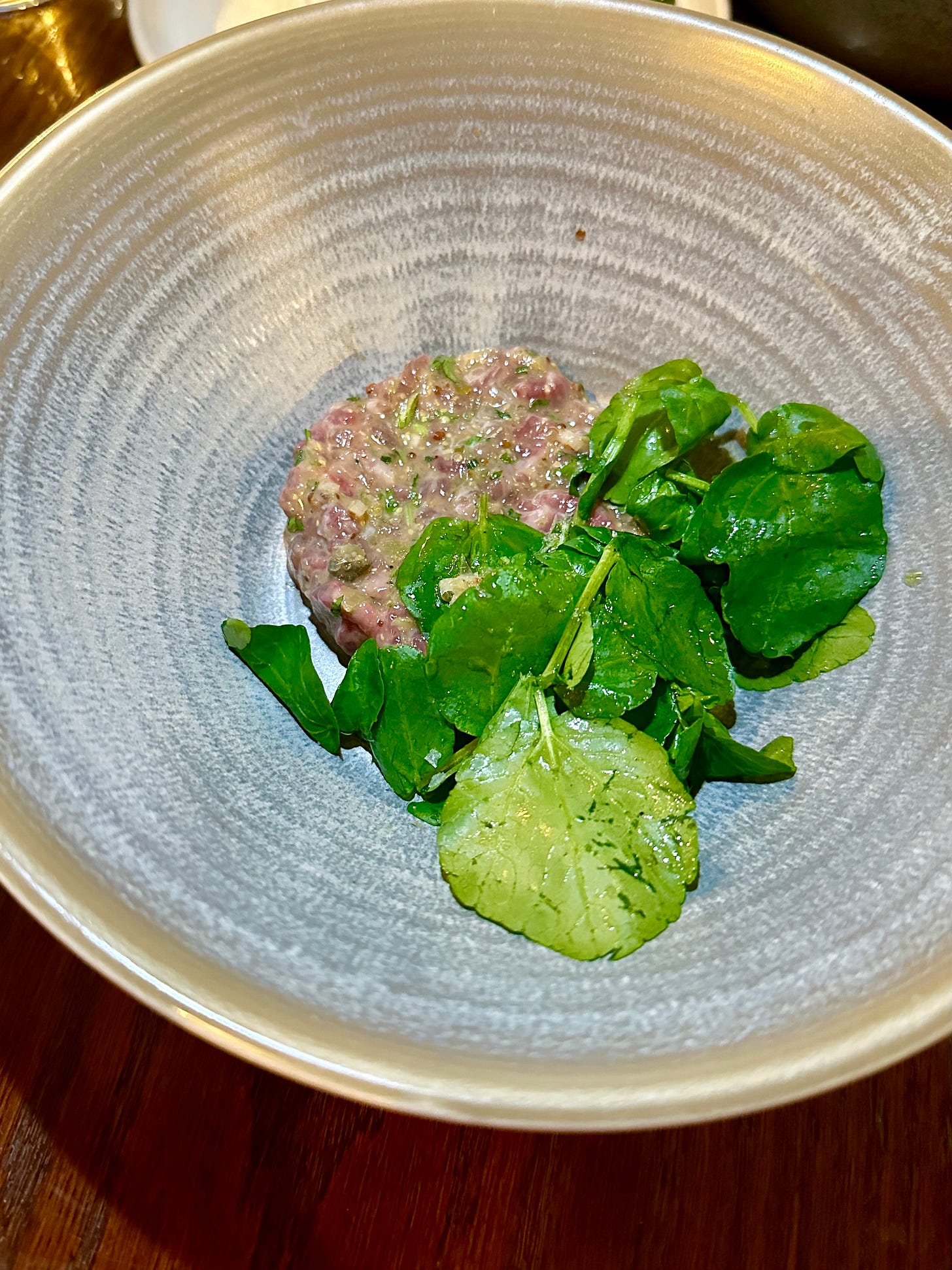 Steak tartare at Forêt