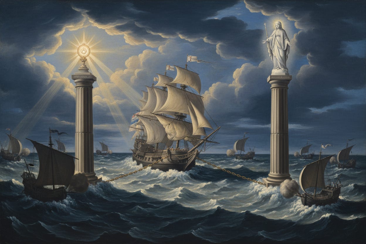 Saint John Bosco's Night Vision: The Storm-Tossed Ship