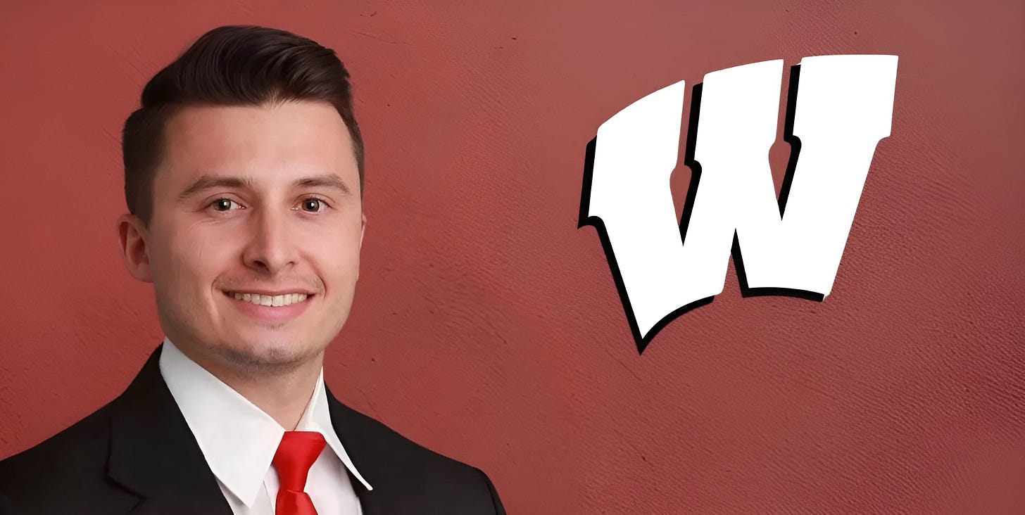 Wisconsin Badgers hire Ethan Russo as the football program's Director of Player Personnel